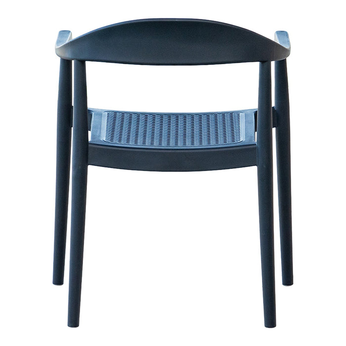 Kennedy Set of 2 Stackable Armchair - Anthracite