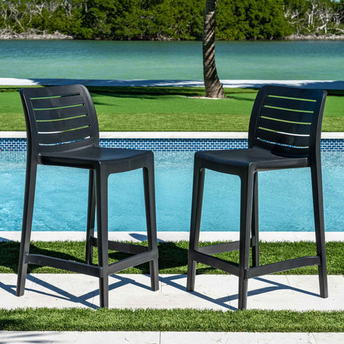 Rainbow Outdoor Leva Set of 2 Barstools