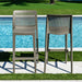 Rainbow Outdoor Lisa Set of 2 Barstools - Cappuccino