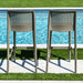 Rainbow Outdoor Lisa Set of 2 Barstools - Cappuccino