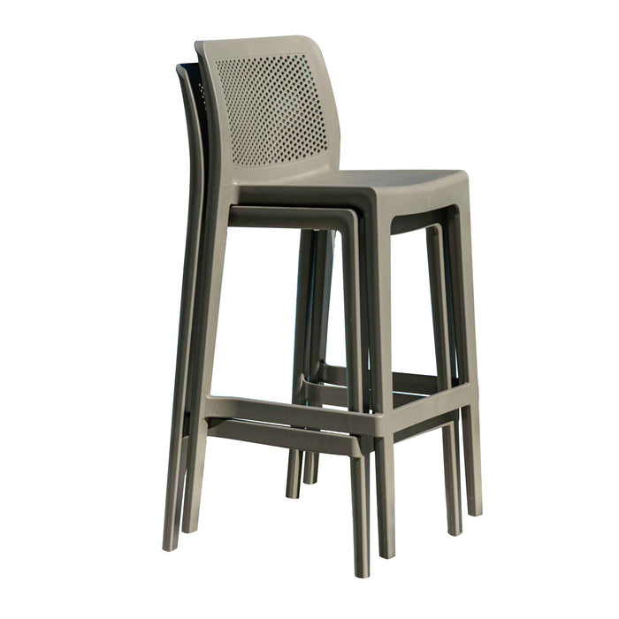 Rainbow Outdoor Lisa Set of 2 Barstools - Cappuccino