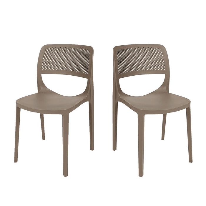 Mila Set of 2 Stackable Side Chair