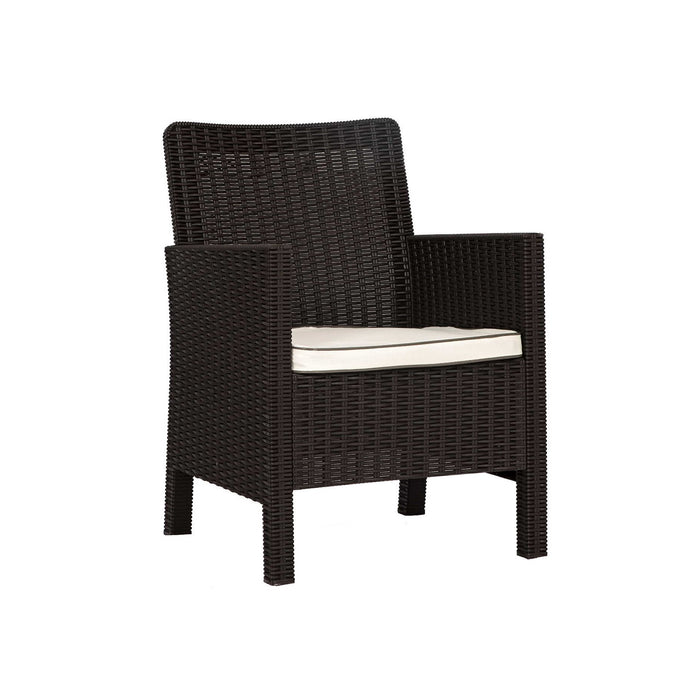 Nova 4-Piece Sofa Set with Cushions-Brown