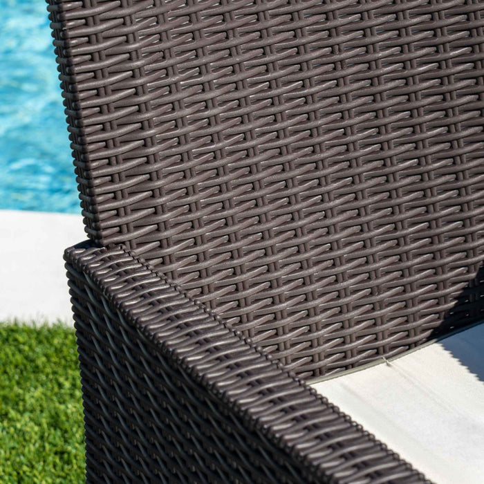 Rainbow Outdoor Nova Loveseat W/Cushions - Brown