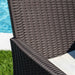 Rainbow Outdoor Nova Loveseat W/Cushions - Brown
