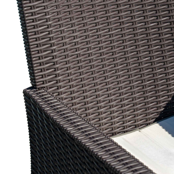 Rainbow Outdoor Nova Set of 2 Lounge Chairs W/Cushion - Brown