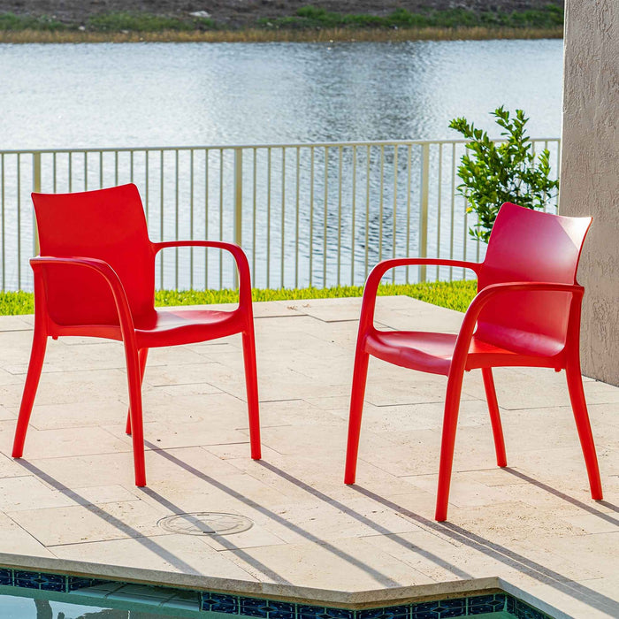 Pedro Set of 2 Stackable Armchair