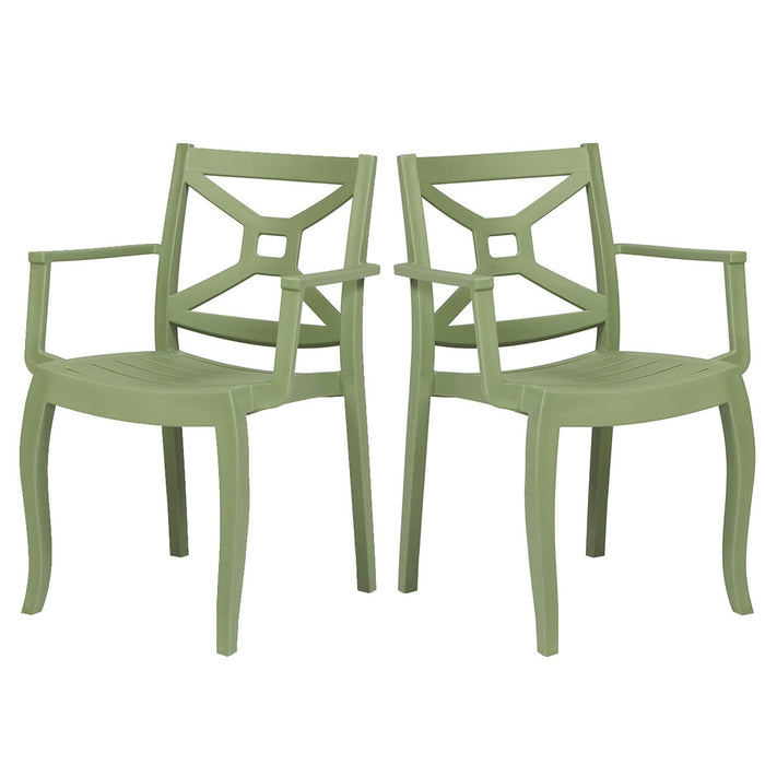Zeus Set of 2 Stackable Armchair