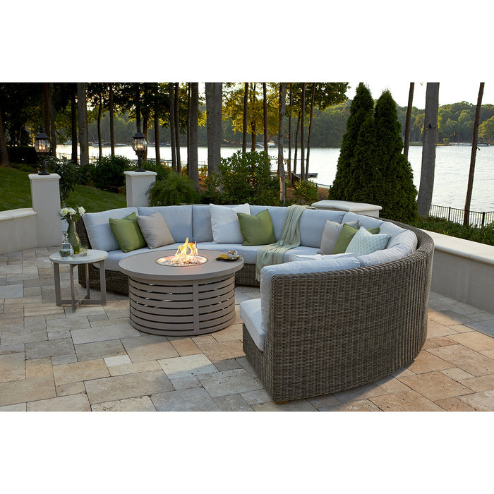Lane Venture Oasis Curved Armless Loveseat