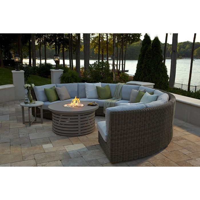 Lane Venture Oasis Curved Armless Loveseat