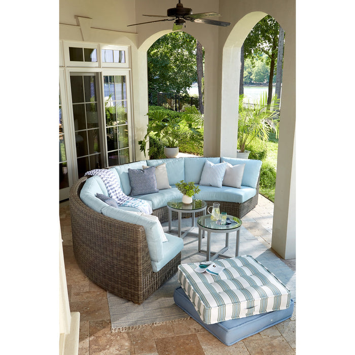 Lane Venture Oasis Curved Armless Loveseat