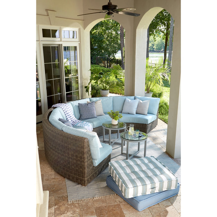 Lane Venture Oasis Curved Armless Loveseat