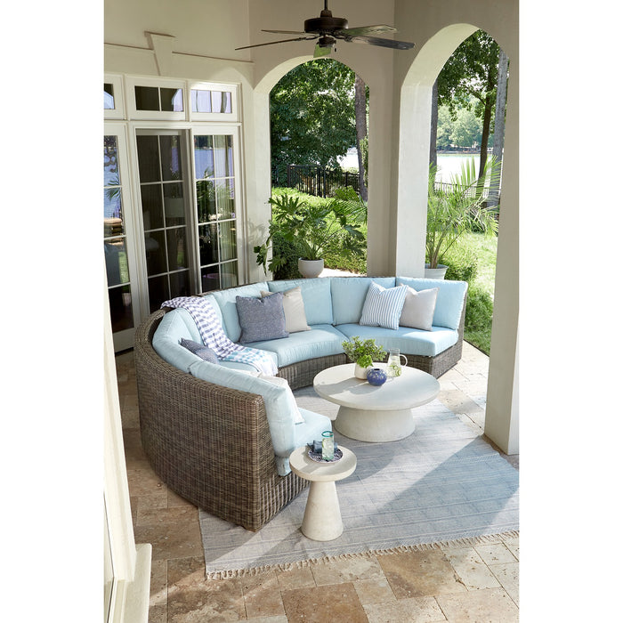 Lane Venture Oasis Curved Armless Loveseat
