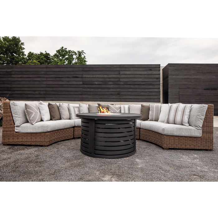 Lane Venture Oasis Curved Armless Loveseat