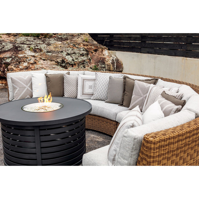 Lane Venture Oasis Curved Armless Loveseat