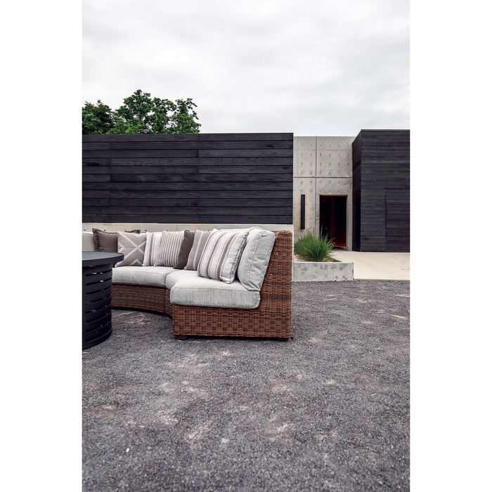 Lane Venture Oasis Curved Armless Loveseat