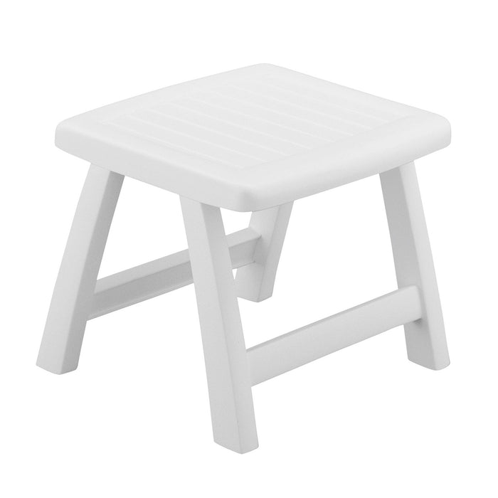 Kettler Roma Polymer Resin Side Table / Ottoman