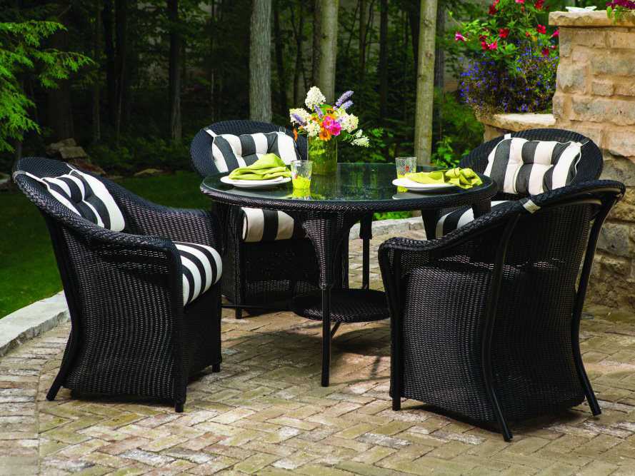 Lloyd Flanders Reflections 5-Piece Wicker Dining Set