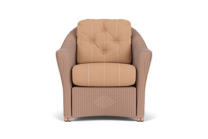 Lloyd Flanders chair with Artesia Adobe fabric