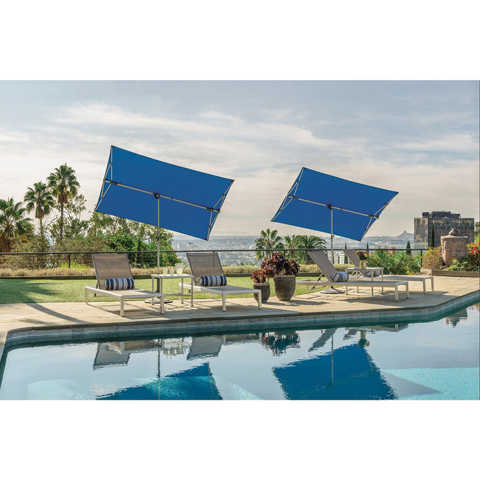 Simply Shade Capri 4.95′ x 6.93′ Rectangle Balcony Umbrella