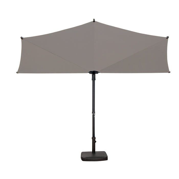 Simply Shade Amelia 9′ x 4.76′ Half Umbrella