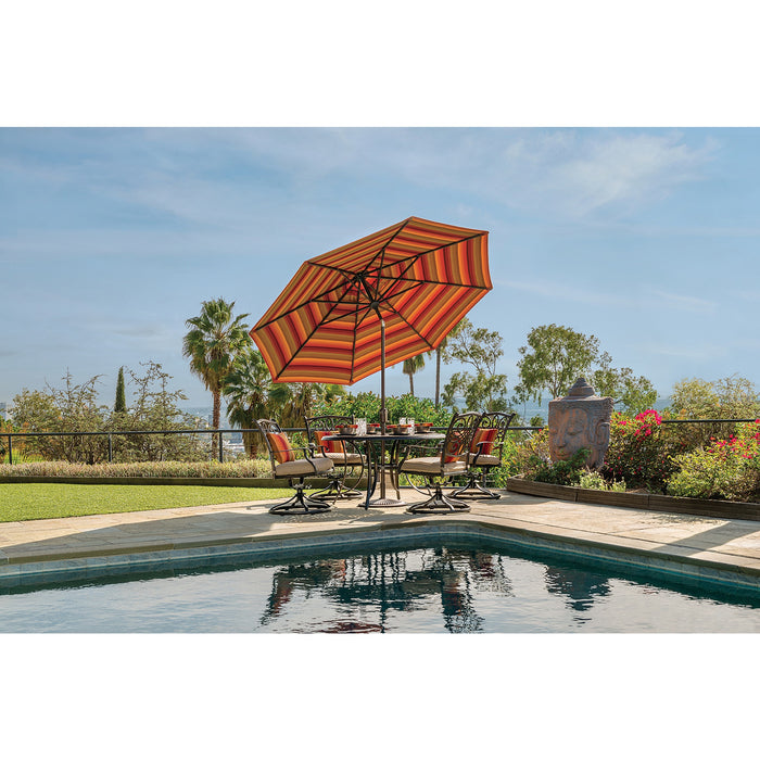 Simply Shade Catalina 9′ Octagon Push Button Tilt Market Umbrella