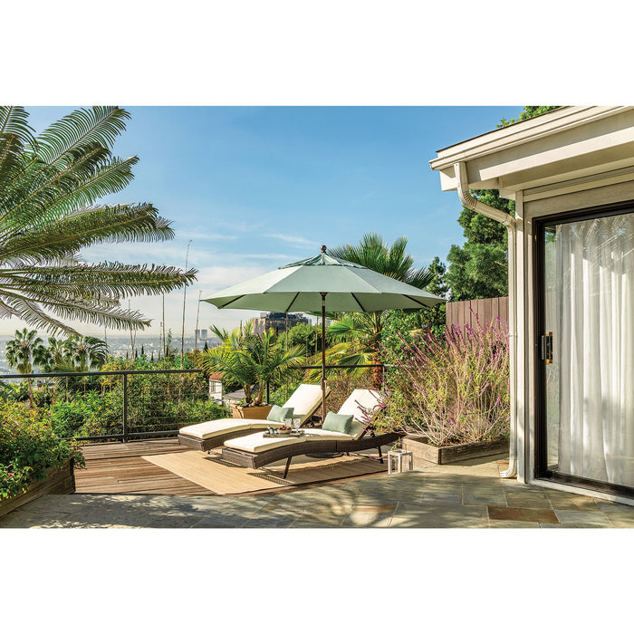 Simply Shade Catalina 11′ Octagon Push Button Tilt Market Umbrella