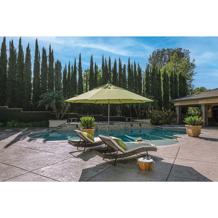 Simply Shade Catalina 11′ Octagon Push Button Tilt Market Umbrella