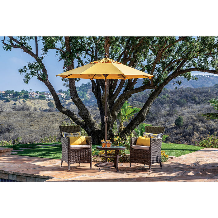 Simply Shade Catalina 7.5′ Octagon Push Button Tilt Market Umbrella