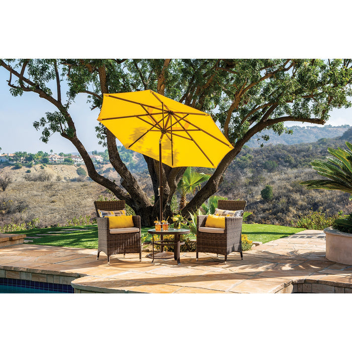 Simply Shade Catalina 7.5′ Octagon Push Button Tilt Market Umbrella