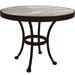 OW Lee Standard Iron Side Table with 24" round top