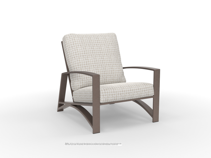 OW Lee chair in Sable finish with Kindle Silk fabric