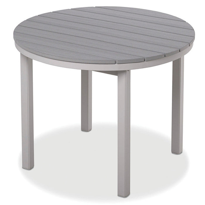 Telescope Casual Rustic Polymer Bar Height Table With 54" Round Table Top