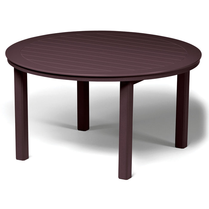 Telescope Casual Slat Dining Height Table With 54" Round Table Top