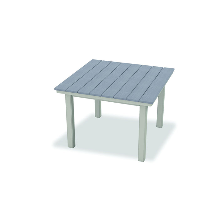 Telescope Casual Rustic Polymer Dining Height Table With 42" Square Table Top