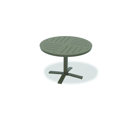 Telescope Casual Dash Dining Height Pedestal Table With 42" Round Table Top