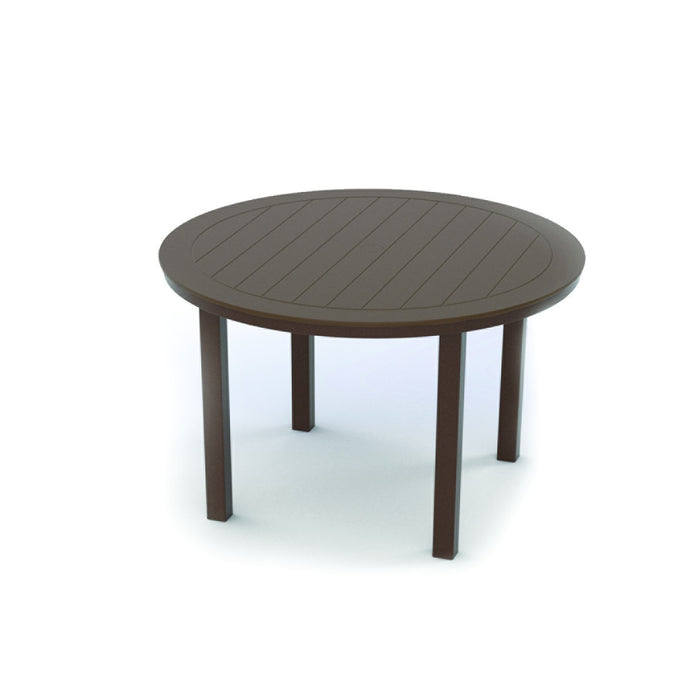 Telescope Casual Slat Dining Height Parson Table With 42" Round Table Top