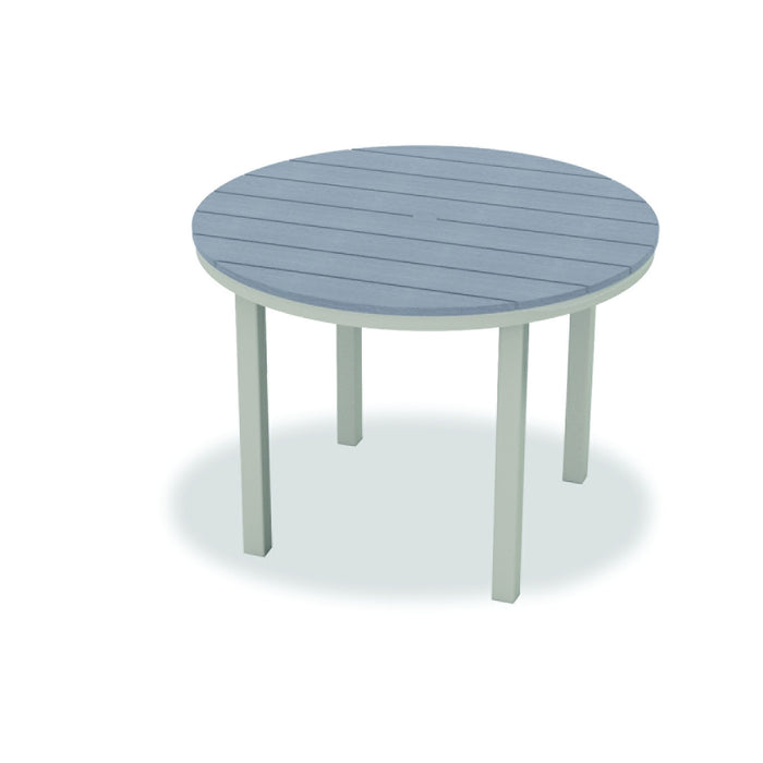 Telescope Casual Rustic Polymer Dining Height Parson Table With 42" Round Table Top