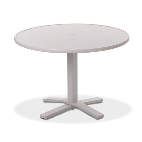 Telescope Casual Cascade Dining Height Pedestal Table With 48" Round Table Top