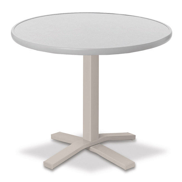 Telescope Casual Cascade Bar Height Pedestal Table 30" Round Table Top