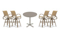 Telescope Casual Aruba II bar set on a patio, with each included piece
