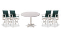 Telescope Casual Leeward bar set on a patio, with each included piece
