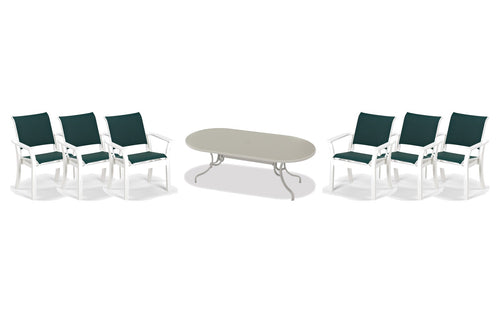 Telescope Casual Leeward 7-Piece Dining Set