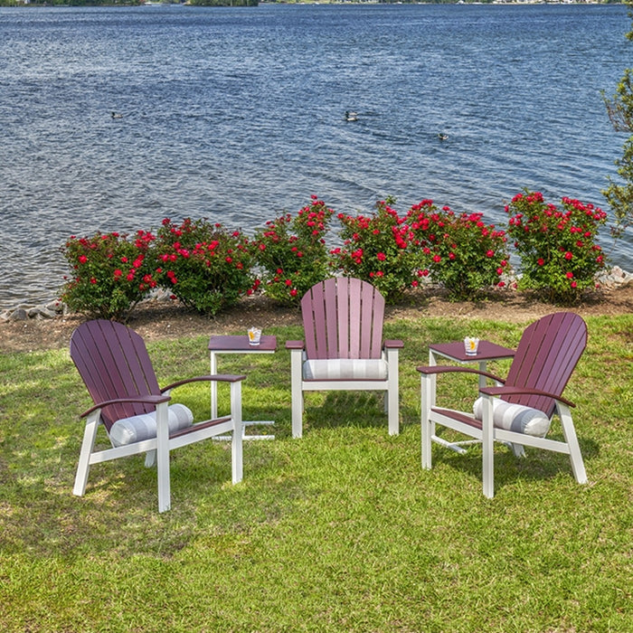 Telescope Casual Slat 17.5" Square Side Table