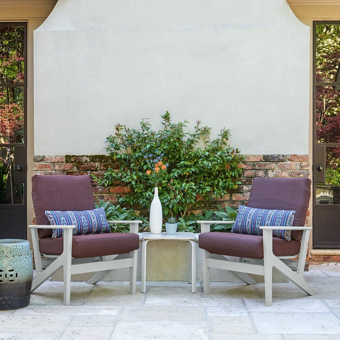 Telescope Casual Slat 18" Square Top End Table