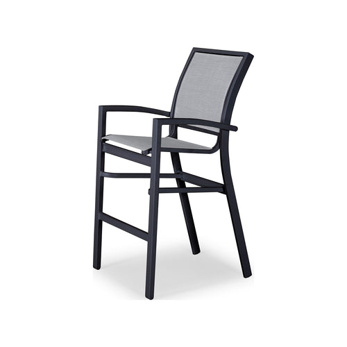 Telescope Casual Kendall Sling Bar Height Stacking Arm Chair