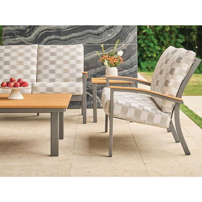 Telescope Casual Slat 24" X 48" Rectangular Coffee Table