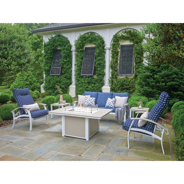 Telescope Casual Belle Isle Deep Seat Cushion Supreme Height Adjustable Back Chair w/ Polymer Accents