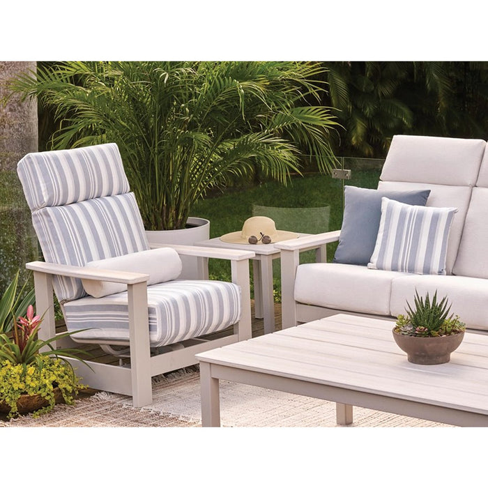 Telescope Casual Slat 24" X 48" Rectangular Coffee Table