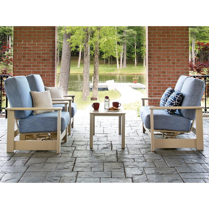 Telescope Casual Slat 24" X 48" Rectangular Coffee Table